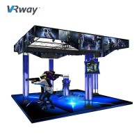 2020 VRway Latest Design Exclusive 9D VR Shooting Game Simulator VR Machine for Game zone