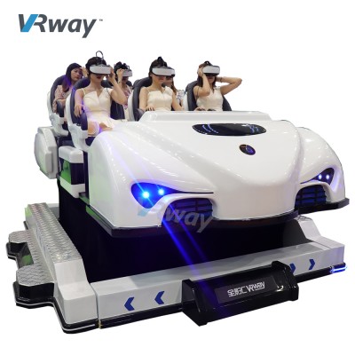 6 seats vr simulator vibrating vr simulator 9d vr roller coaster vibrator simulator